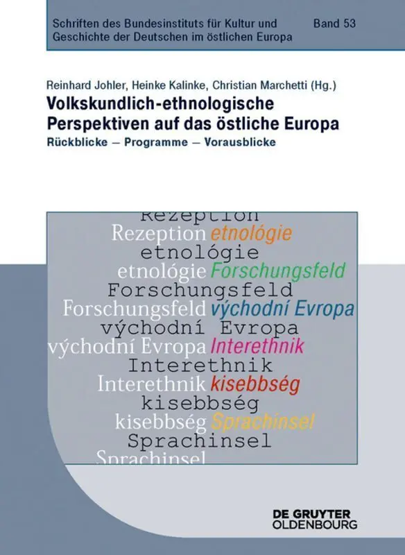 Cover: 9783110340471 | Volkskundlich-ethnologische Perspektiven auf das östliche Europa