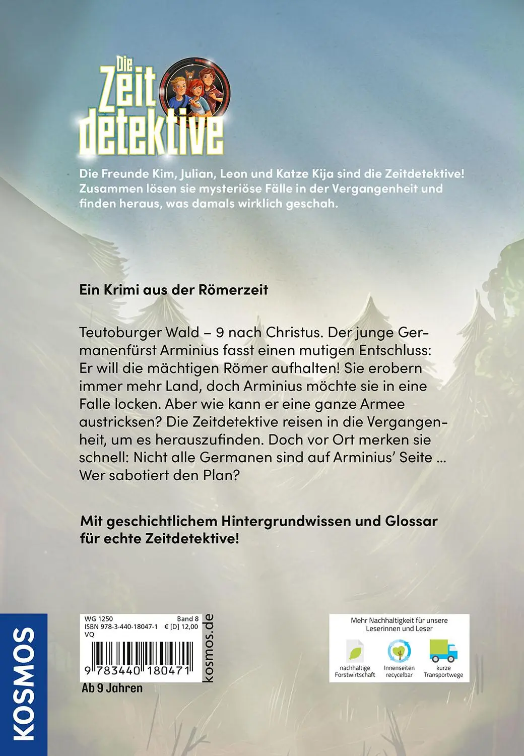 Bild: 9783440180471 | Die Zeitdetektive, 8, Der Hinterhalt für Varus | Fabian Lenk | Buch