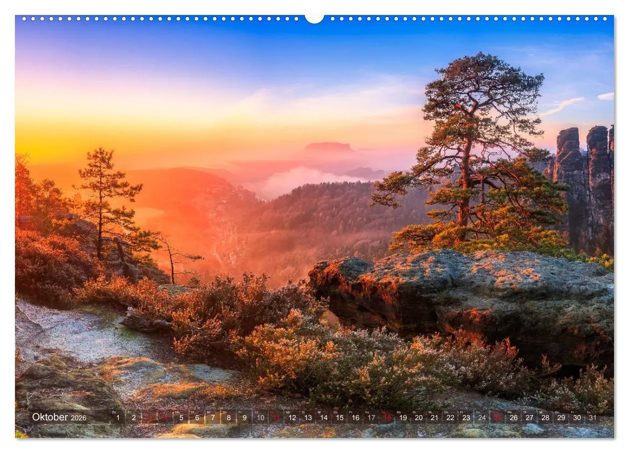 Bild: 9783457630471 | Stimmungsvolle Landschaften in Sachsen 2026 (Wandkalender 2026 DIN...