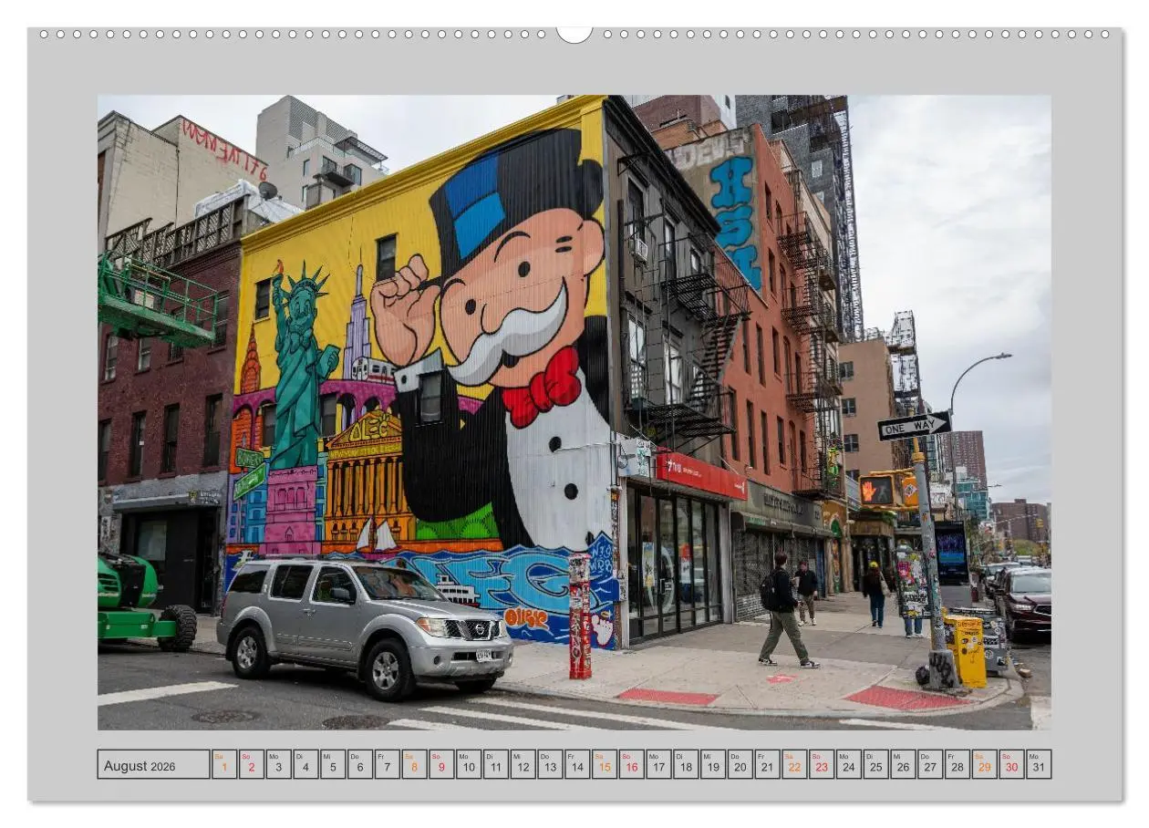 Bild: 9783516650471 | Street Art New York - Ikonen der Wandkunst (Wandkalender 2026 DIN...