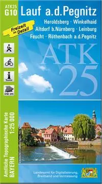 Cover: 9783987760471 | ATK25-G10 Lauf a.d.Pegnitz (Amtliche Topographische Karte 1:25000)