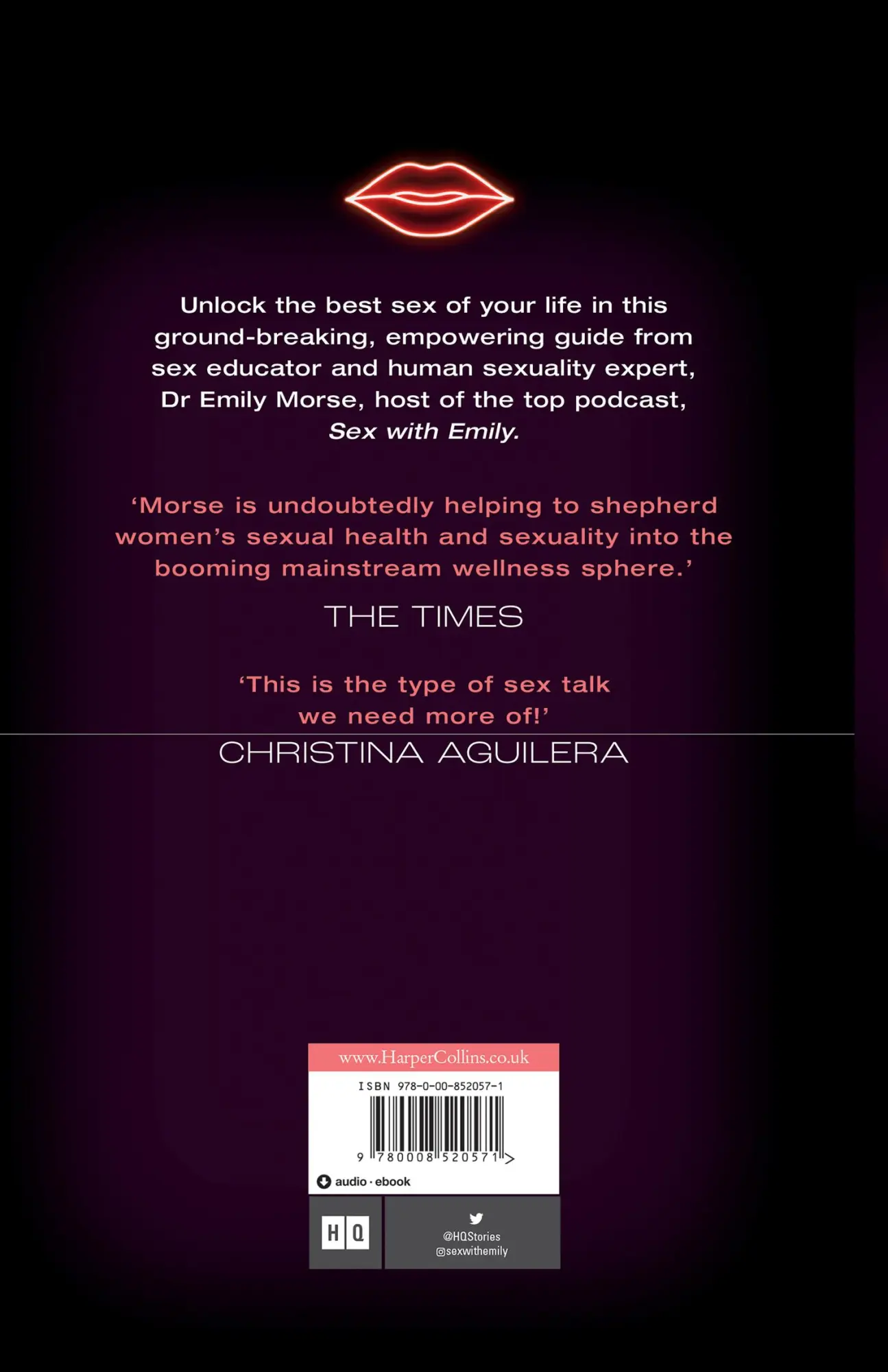 Rückseite: 9780008520571 | Smart Sex | Emily Morse | Buch | Gebunden | Englisch | 2023