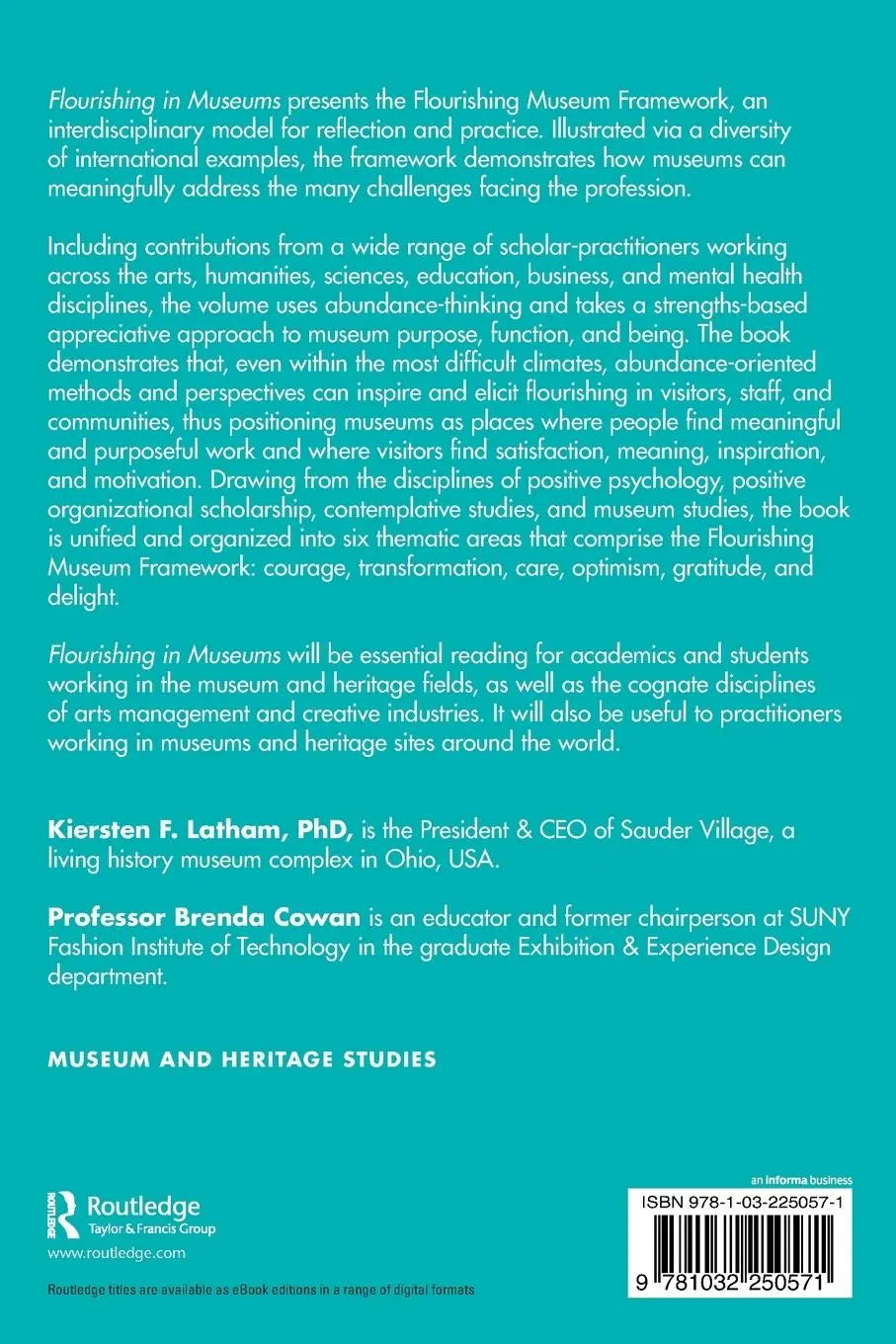 Rückseite: 9781032250571 | Flourishing in Museums | Towards a Positive Museology | Latham (u. a.)