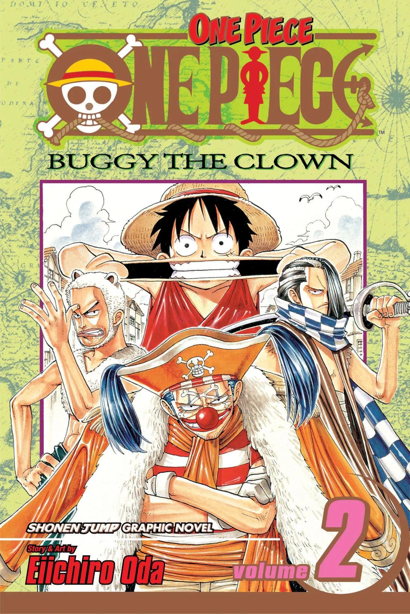 Cover: 9781591160571 | One Piece, Volume 2 | Buggy the Clown | Eiichiro Oda | Taschenbuch