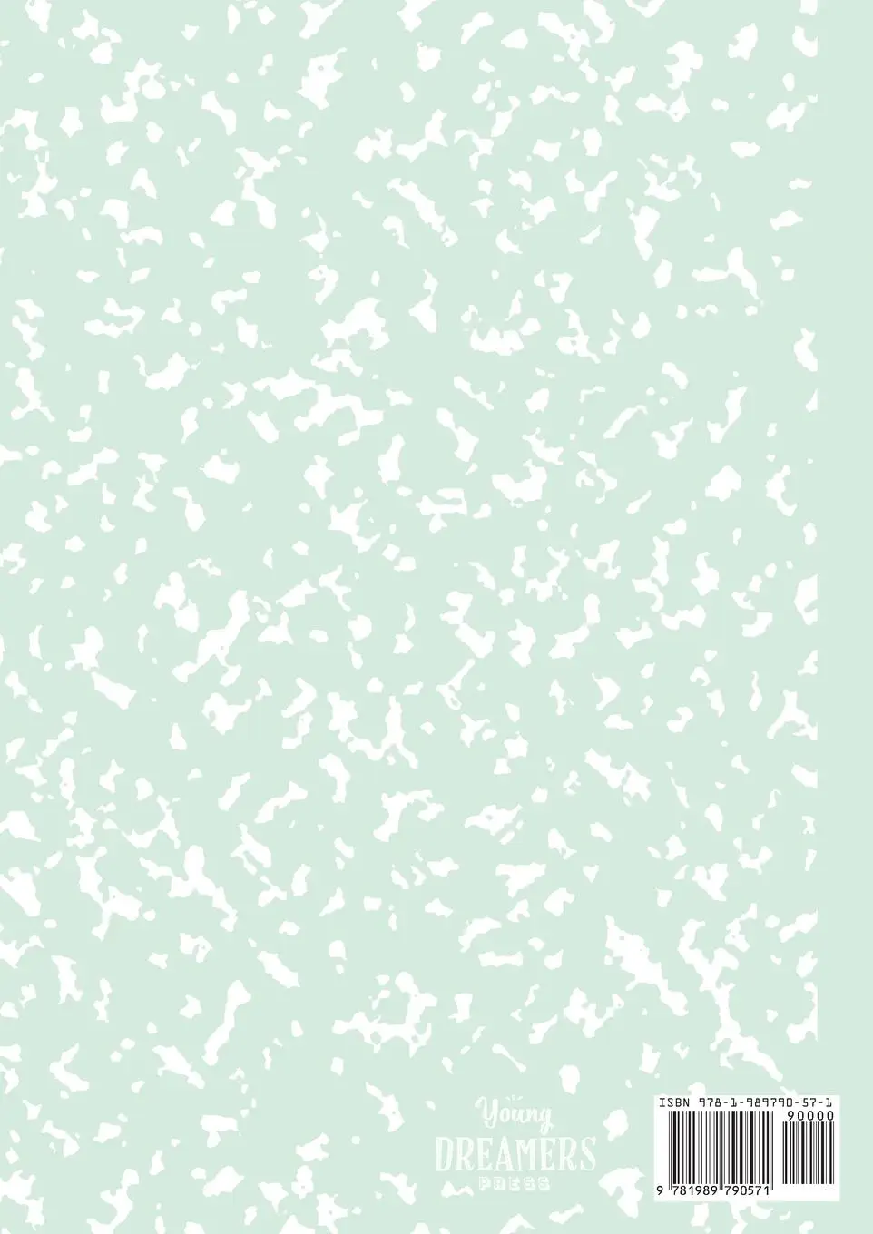 Rückseite: 9781989790571 | Marble Notebook A4 | Mint Green College Ruled Journal | Press | Buch