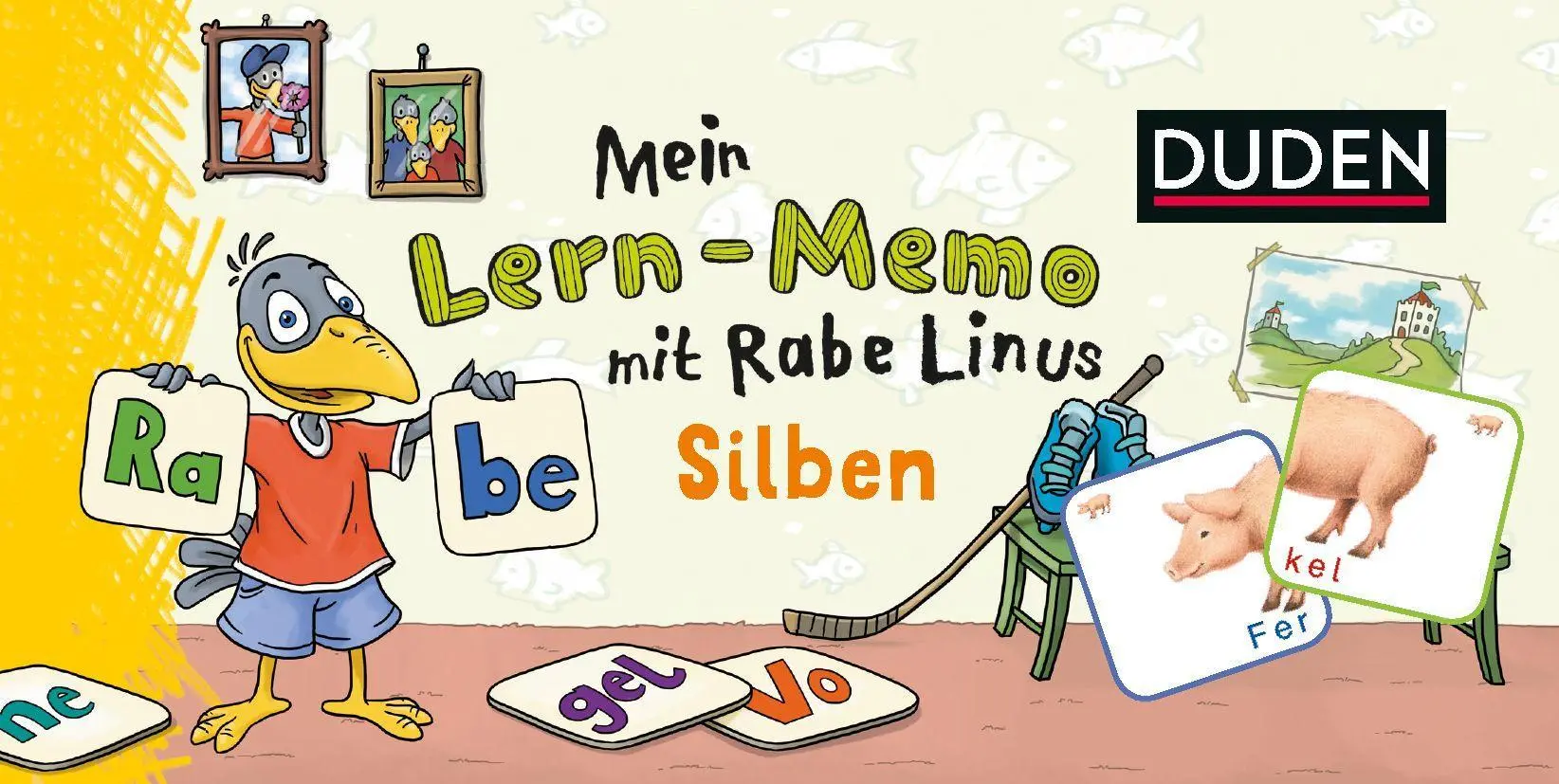 Cover: 9783411770571 | Mein Lern-Memo mit Rabe Linus - Silben VE 3 | Dorothee Raab | Spiel