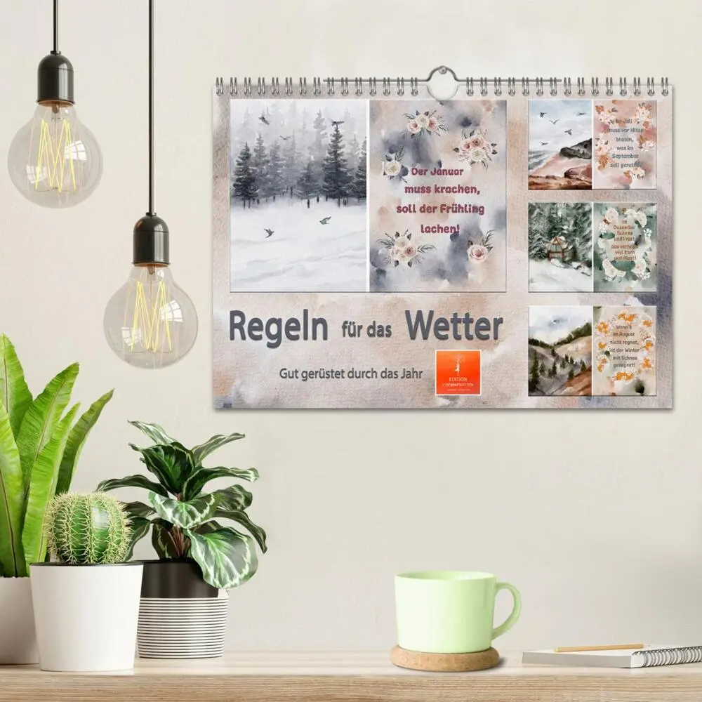 Bild: 9783435080571 | Regeln für das Wetter (Wandkalender 2025 DIN A4 quer), CALVENDO...