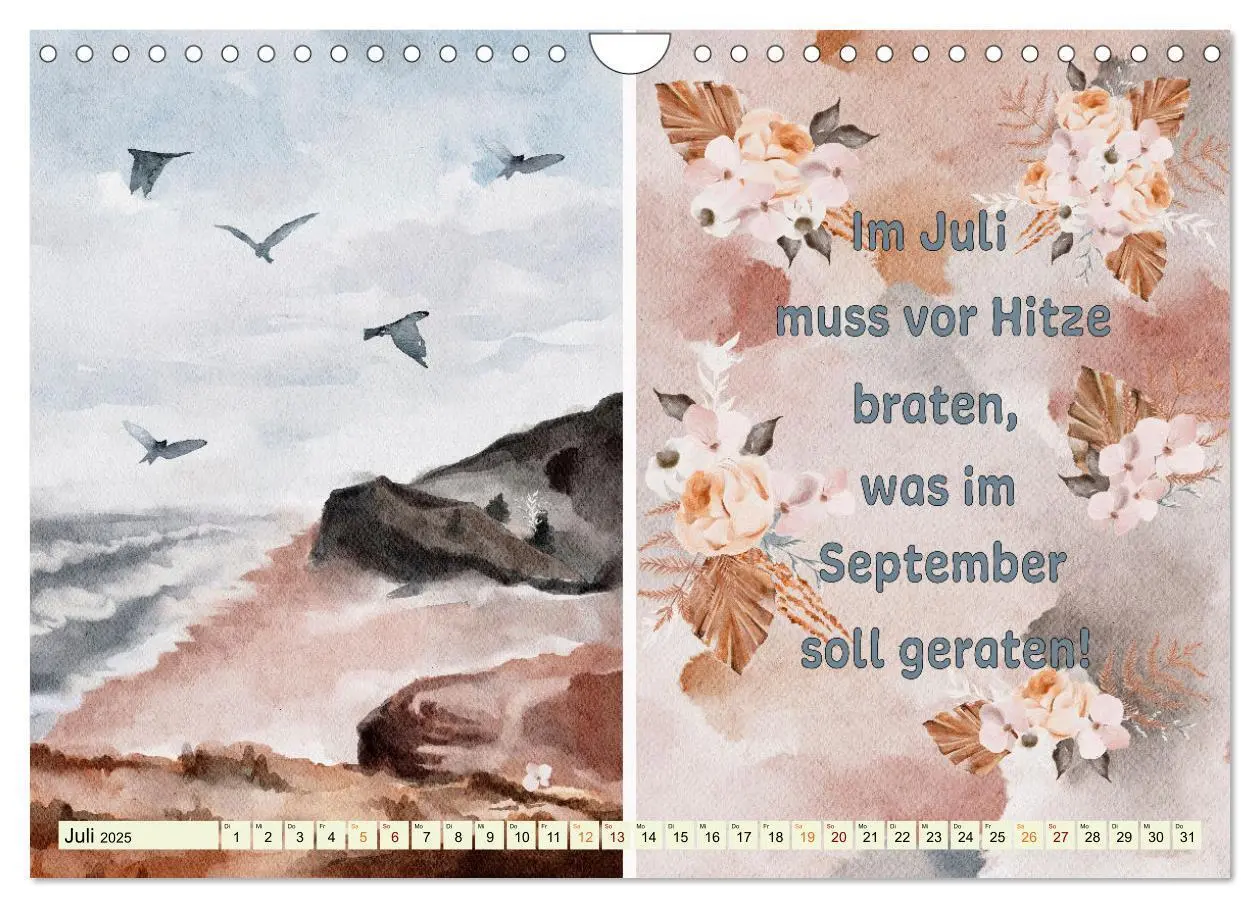 Bild: 9783435080571 | Regeln für das Wetter (Wandkalender 2025 DIN A4 quer), CALVENDO...