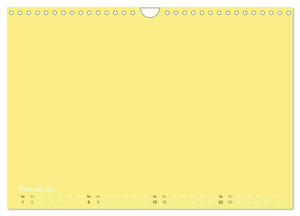Bild: 9783435770571 | Bastelkalender - Gelb (Wandkalender 2025 DIN A4 quer), CALVENDO...
