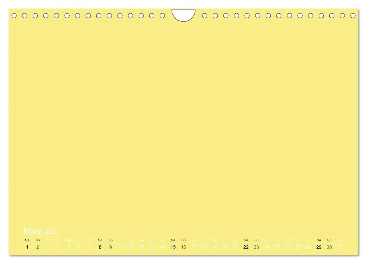 Bild: 9783435770571 | Bastelkalender - Gelb (Wandkalender 2025 DIN A4 quer), CALVENDO...