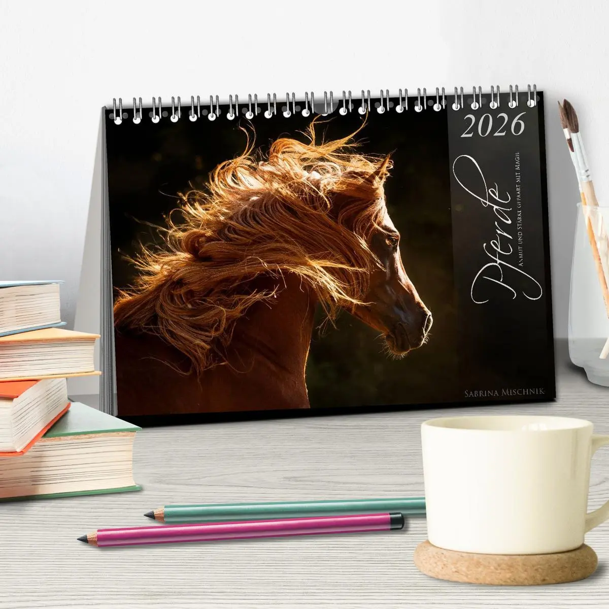 Bild: 9783516020571 | Pferde - Anmut und Stärke gepaart mit Magie (Tischkalender 2026 DIN...