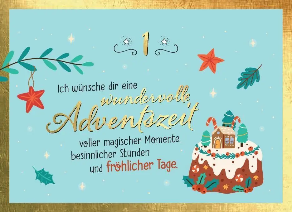 Bild: 9783625300571 | 24 Adventswünsche für dich - Adventskalender | Buch | 48 S. | Deutsch