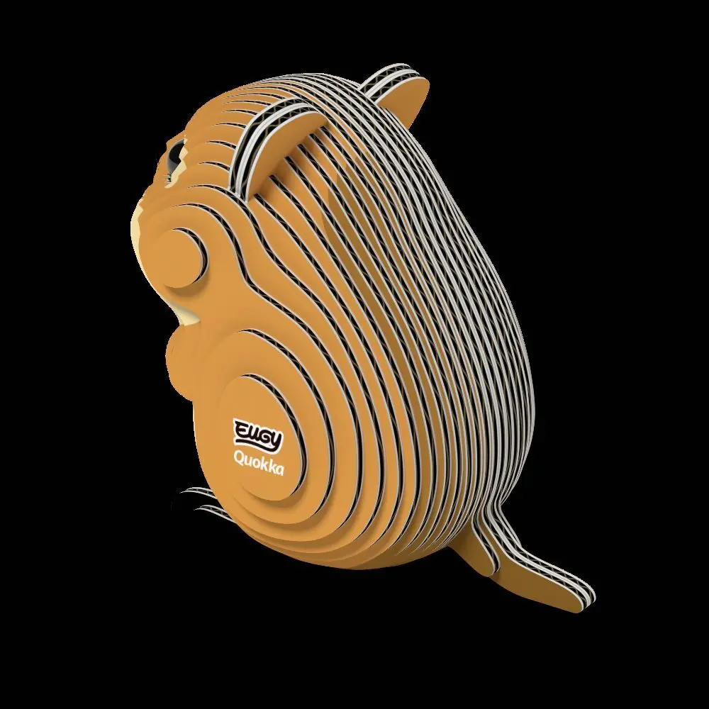 Bild: 9421036940671 | EUGY - 3D Bastelset Kurzschwanzkänguru | Kit (Bastelset) | In Karton
