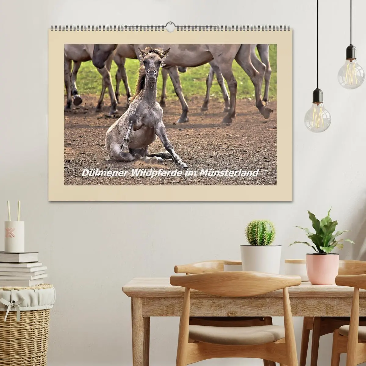 Bild: 9783457850671 | Dülmener Wildpferde im Münsterland (Wandkalender 2026 DIN A2 quer),...