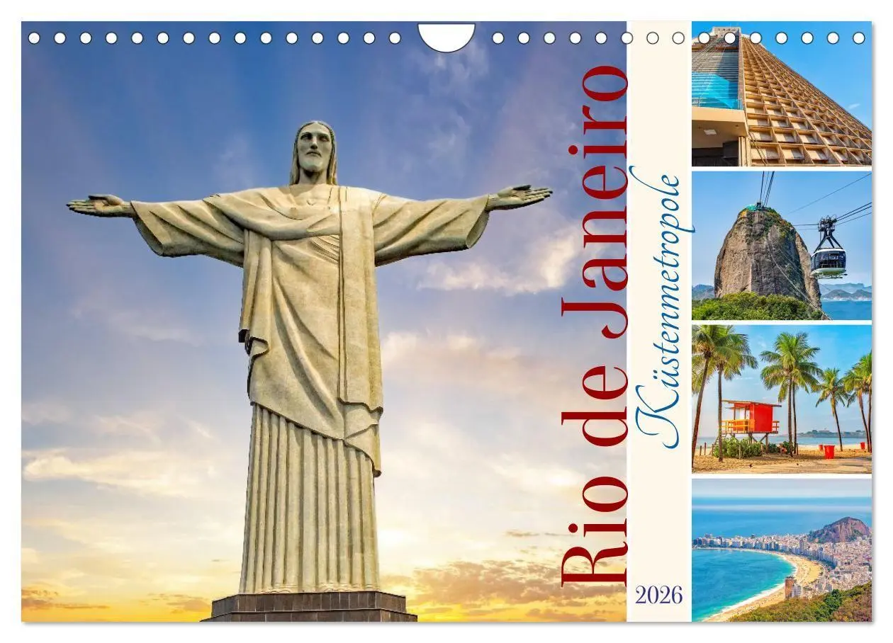 Cover: 9783516700671 | Rio de Janeiro - Küstenmetropole (Wandkalender 2026 DIN A4 quer),...