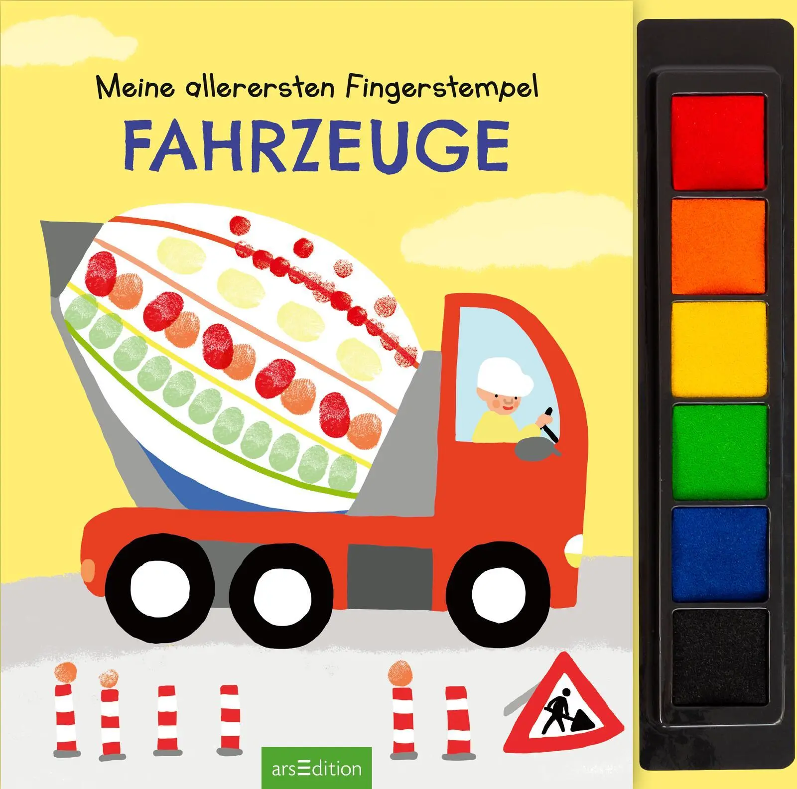 Cover: 9783845860671 | Meine allerersten Fingerstempel Fahrzeuge | Katja Mensing | Buch