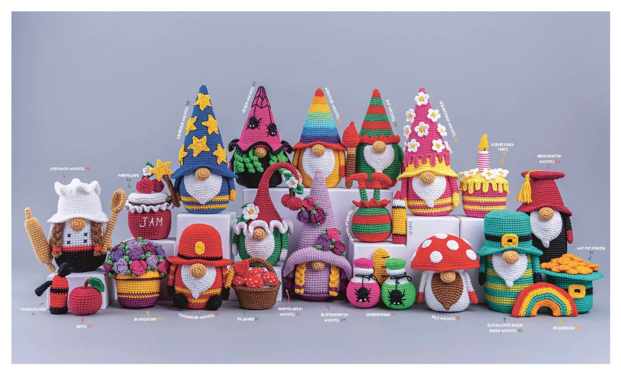 Bild: 9783745930771 | Wichtelmania - Wichtel-Amigurumis häkeln mit @muffi_corn | Mufficorn