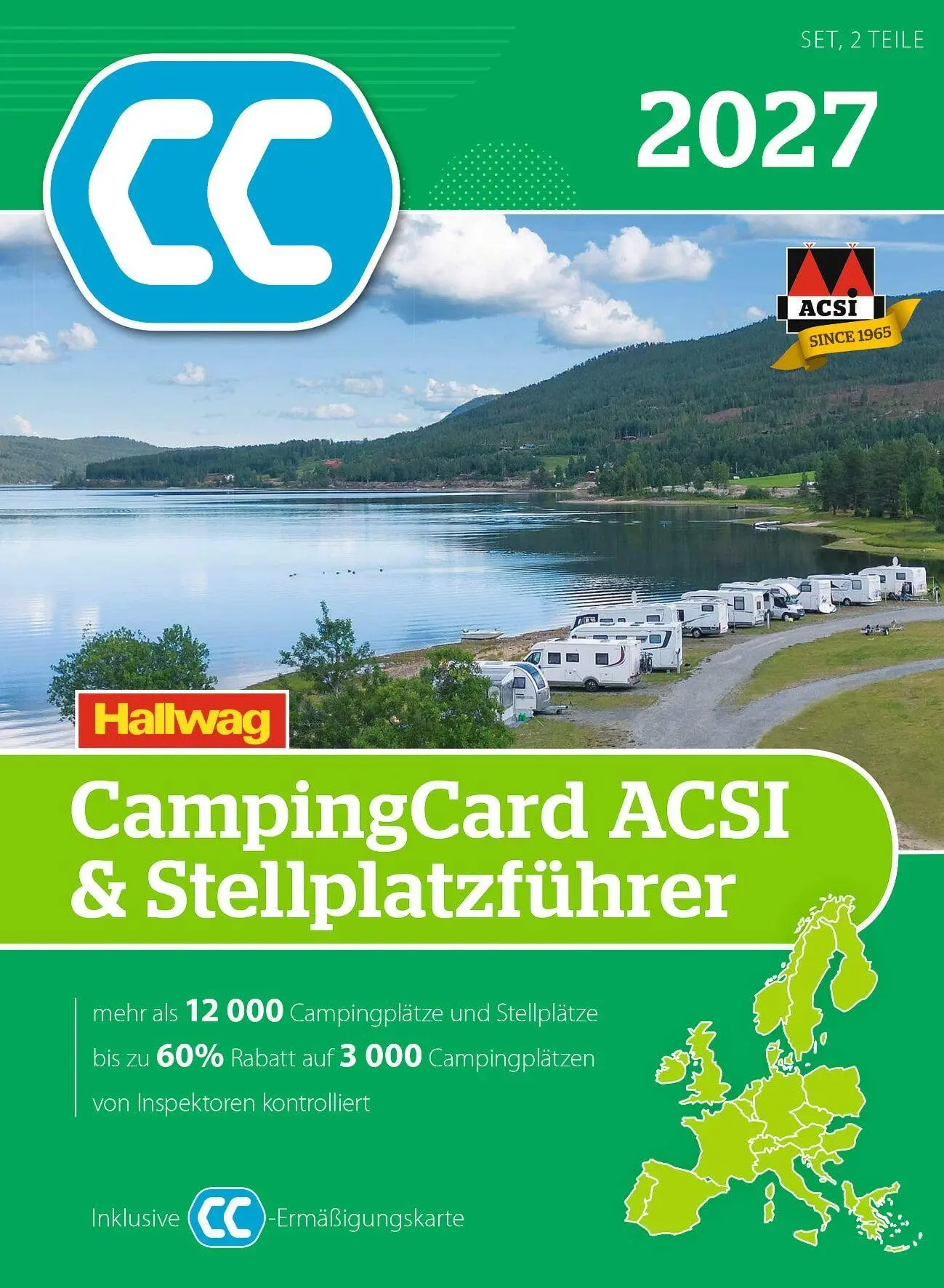 Cover: 9783828330771 | ACSI CampingCard &amp; Stellplatzführer 2027 | Taschenbuch | 1932 S.