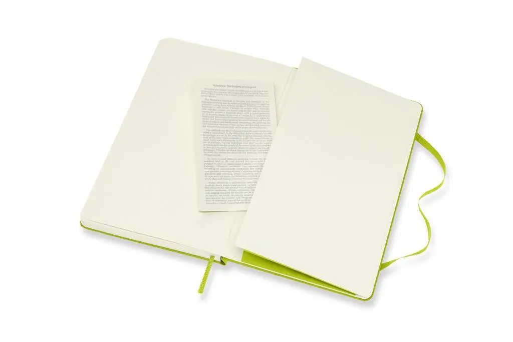 Bild: 8056420850871 | Moleskine Notizbuch Large/A5, Liniert, Fester Einband, Limetten Grün