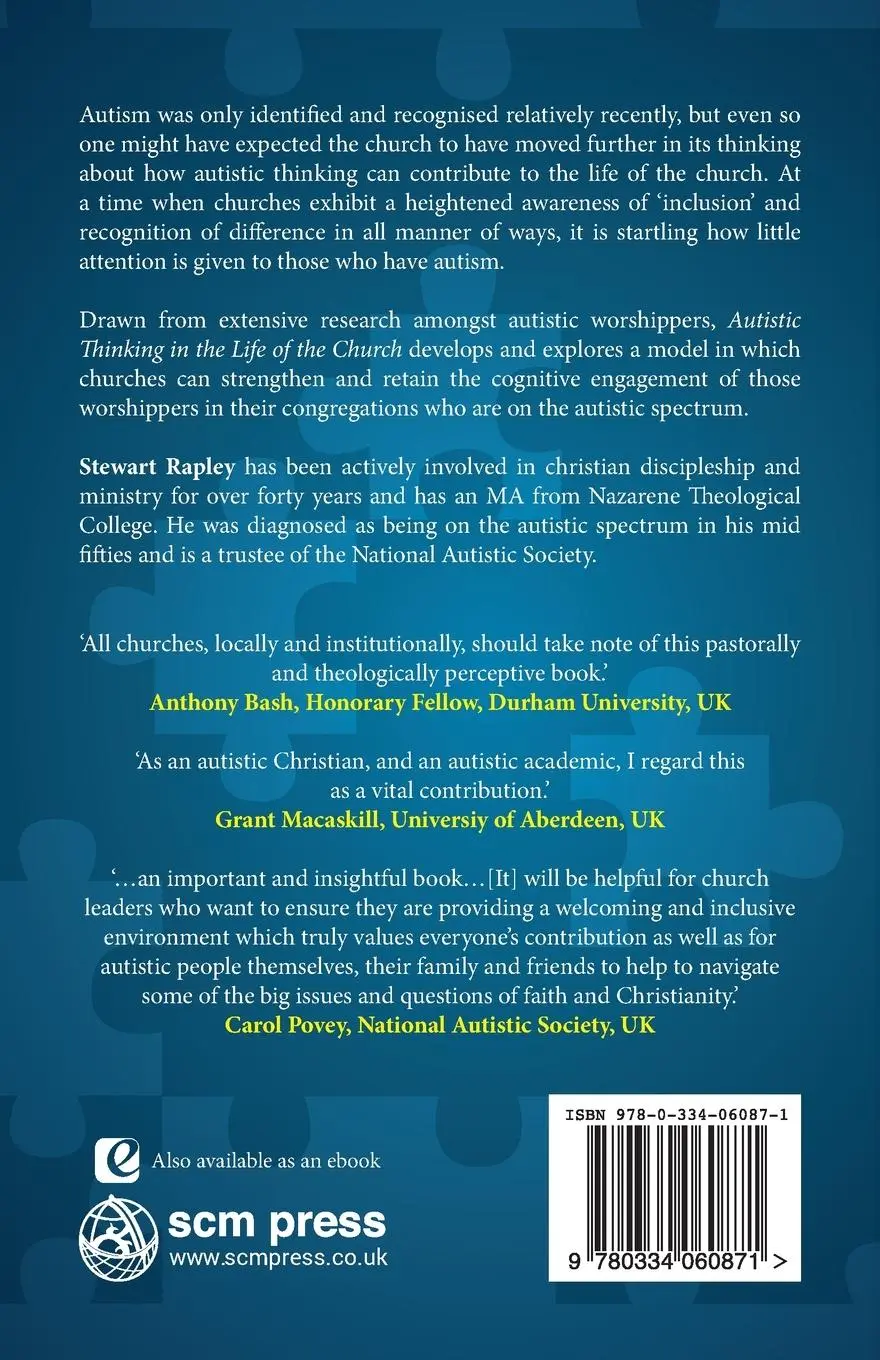 Rückseite: 9780334060871 | Autistic Thinking in the Life of the Church | Stewart Rapley | Buch