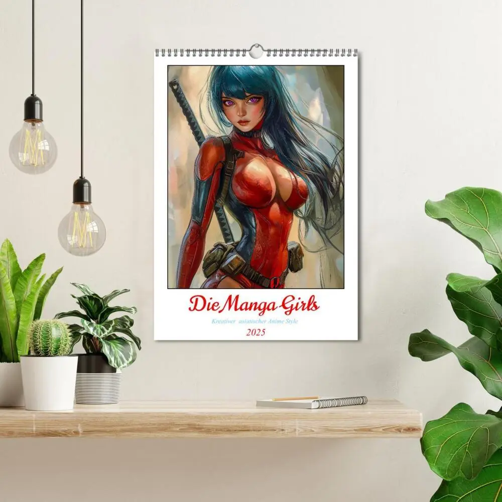 Bild: 9783457210871 | Die Manga Girls (Wandkalender 2025 DIN A3 hoch), CALVENDO...
