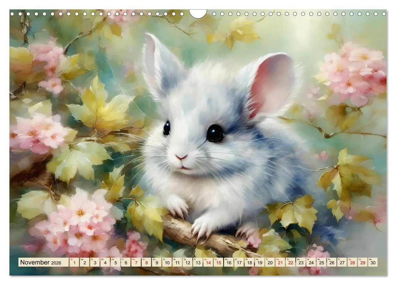 Bild: 9783457380871 | Pelzige süße Freunde (Wandkalender 2026 DIN A3 quer), CALVENDO...