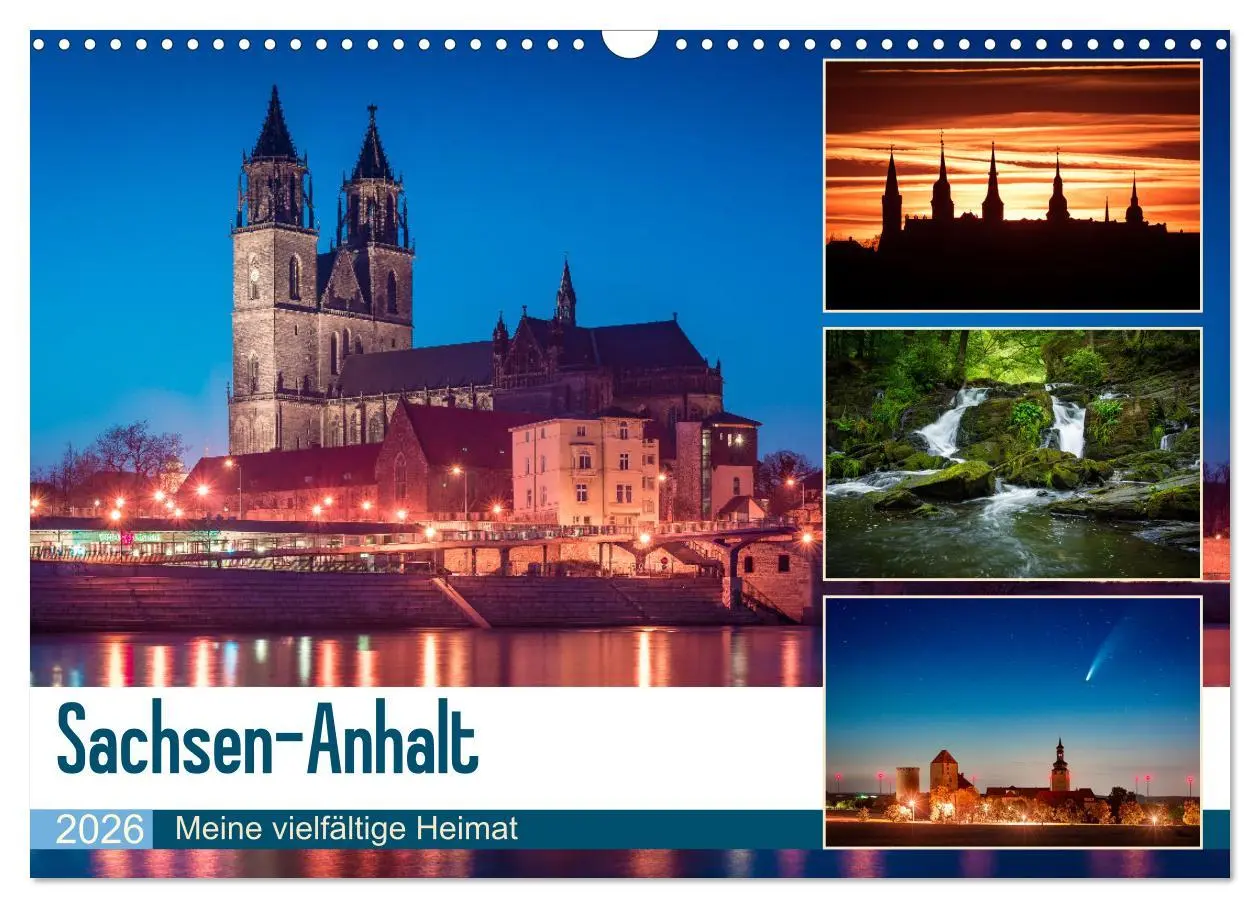 Cover: 9783516230871 | Sachsen-Anhalt - Meine vielfältige Heimat (Wandkalender 2026 DIN A3...