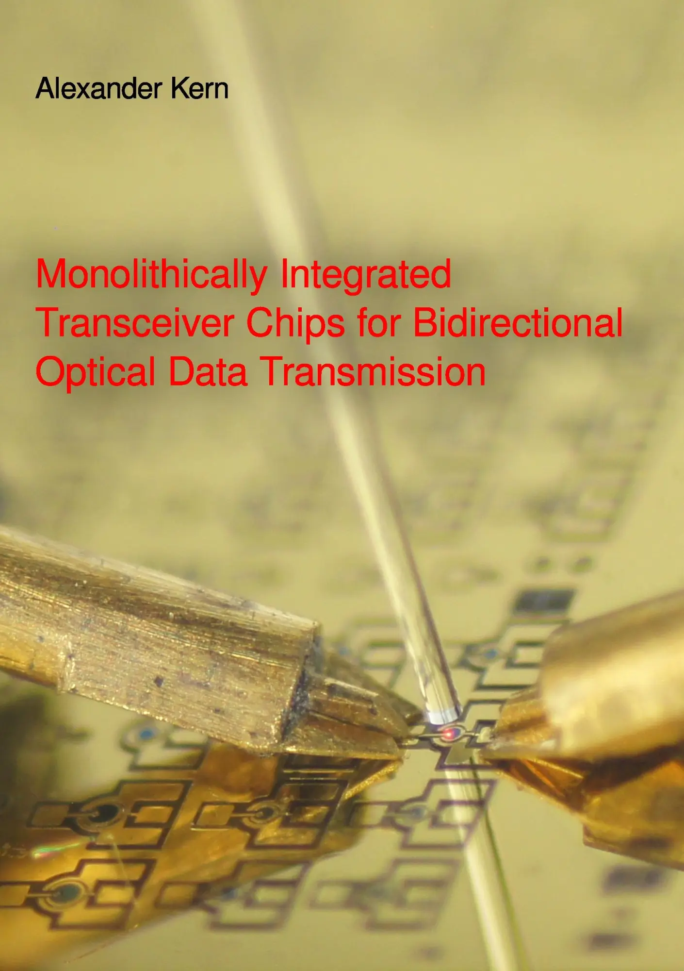 Monolithically Integrated Transceiver Chips for Bidirectional Optical Data Transmission: Dissertation