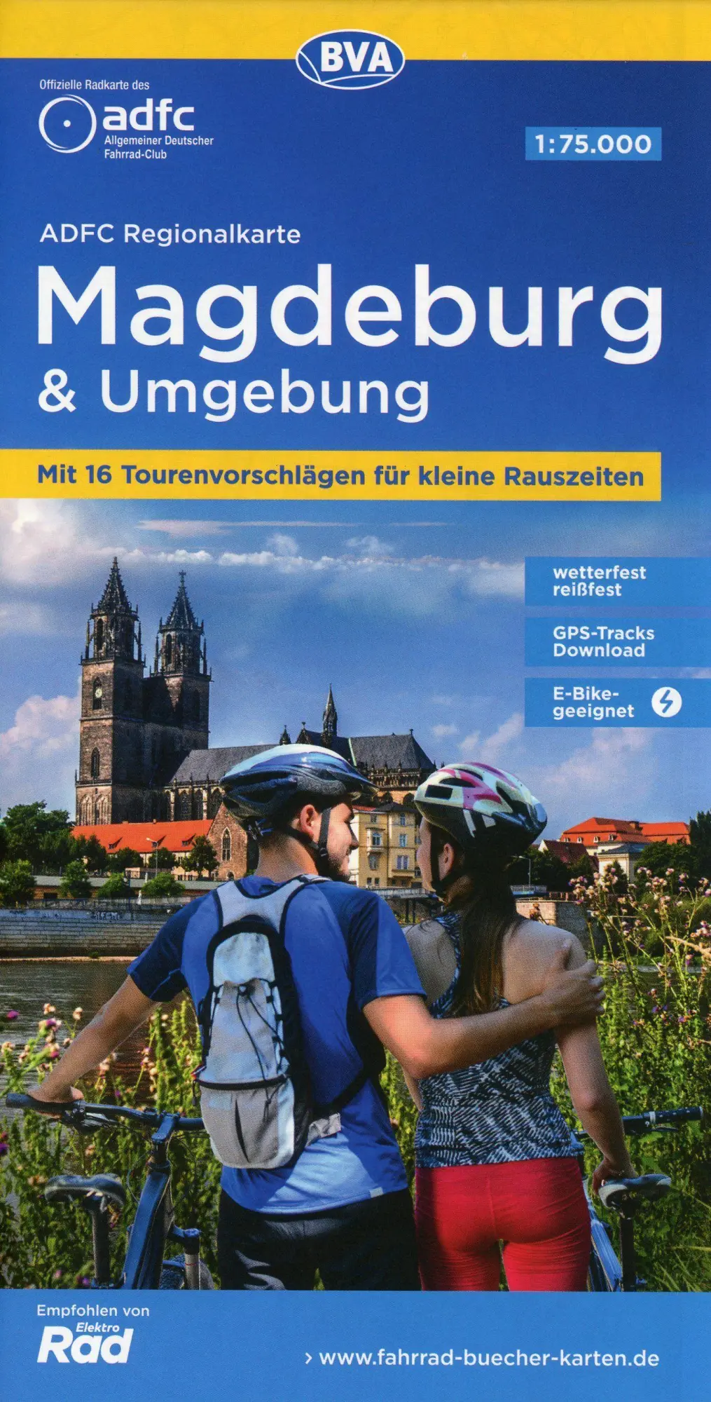 Cover: 9783969900871 | ADFC-Regionalkarte Magdeburg &amp; Umgebung, 1:75.000, mit...