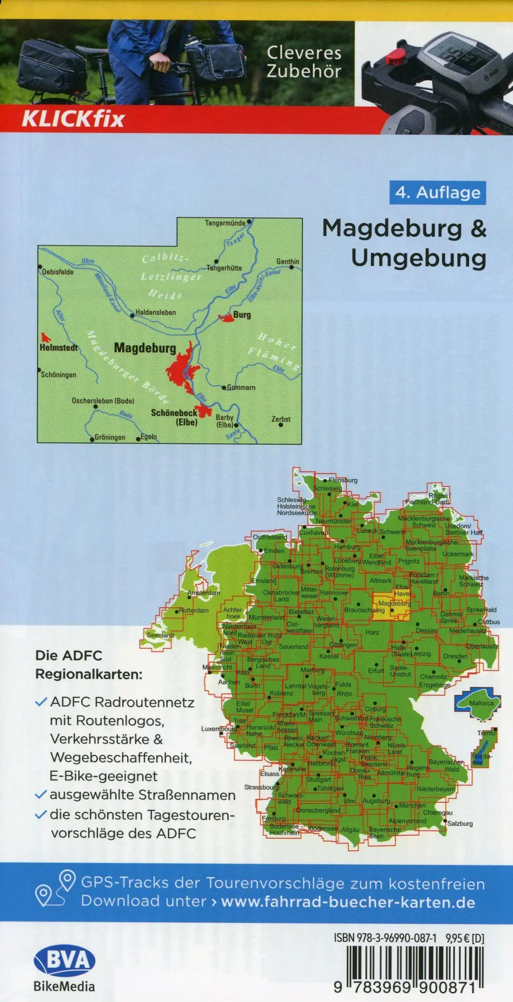 Bild: 9783969900871 | ADFC-Regionalkarte Magdeburg &amp; Umgebung, 1:75.000, mit...