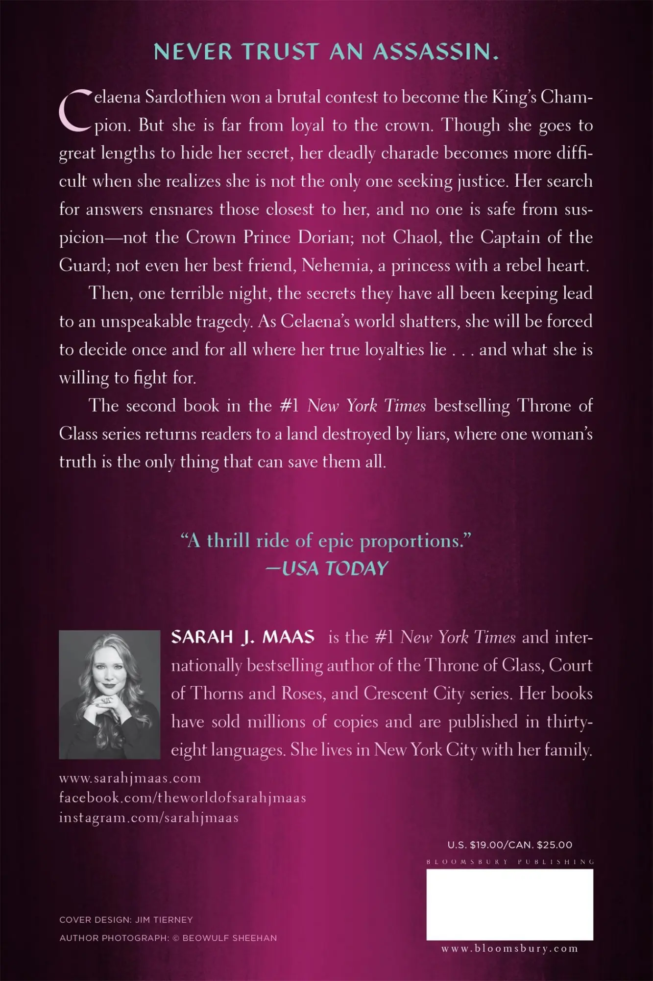 Rückseite: 9781639730971 | Crown of Midnight | Sarah J Maas | Taschenbuch | Englisch | 2023