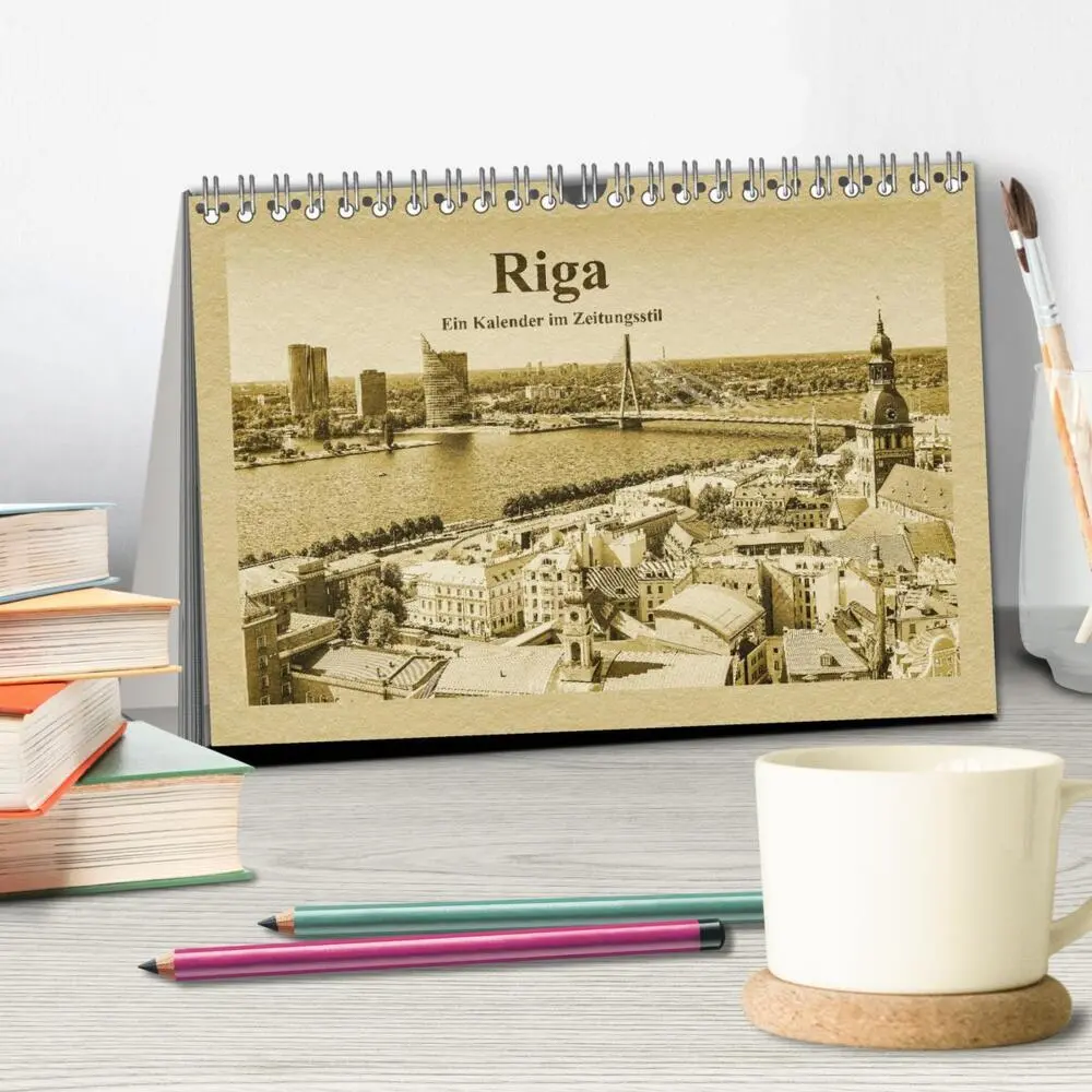 Bild: 9783435420971 | Riga - Ein Kalender im Zeitungsstil (Tischkalender 2025 DIN A5...