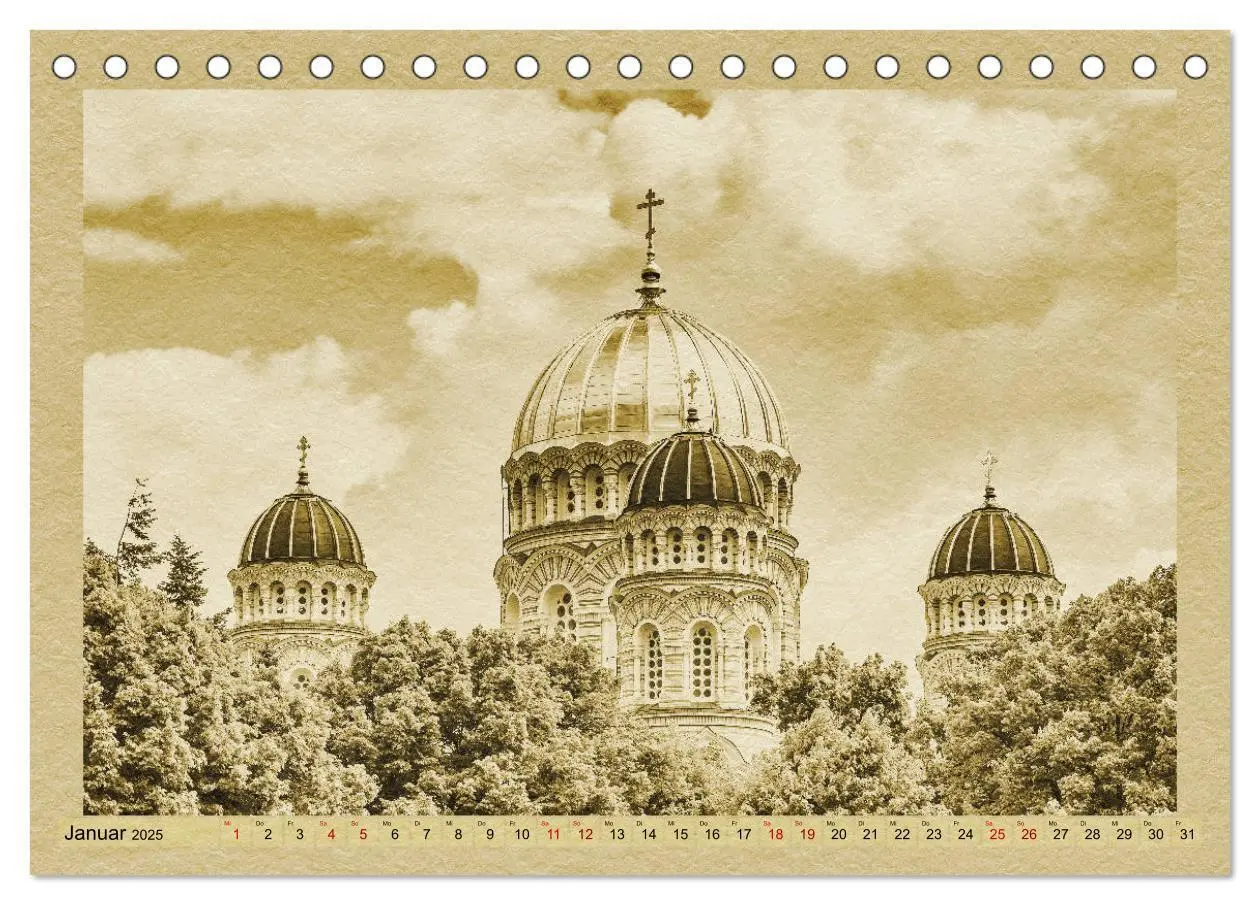 Bild: 9783435420971 | Riga - Ein Kalender im Zeitungsstil (Tischkalender 2025 DIN A5...