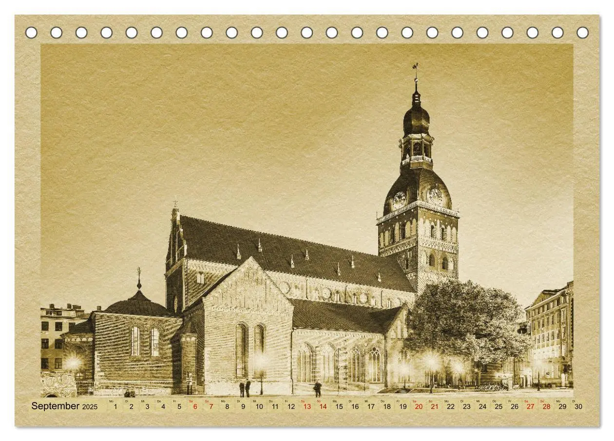 Bild: 9783435420971 | Riga - Ein Kalender im Zeitungsstil (Tischkalender 2025 DIN A5...