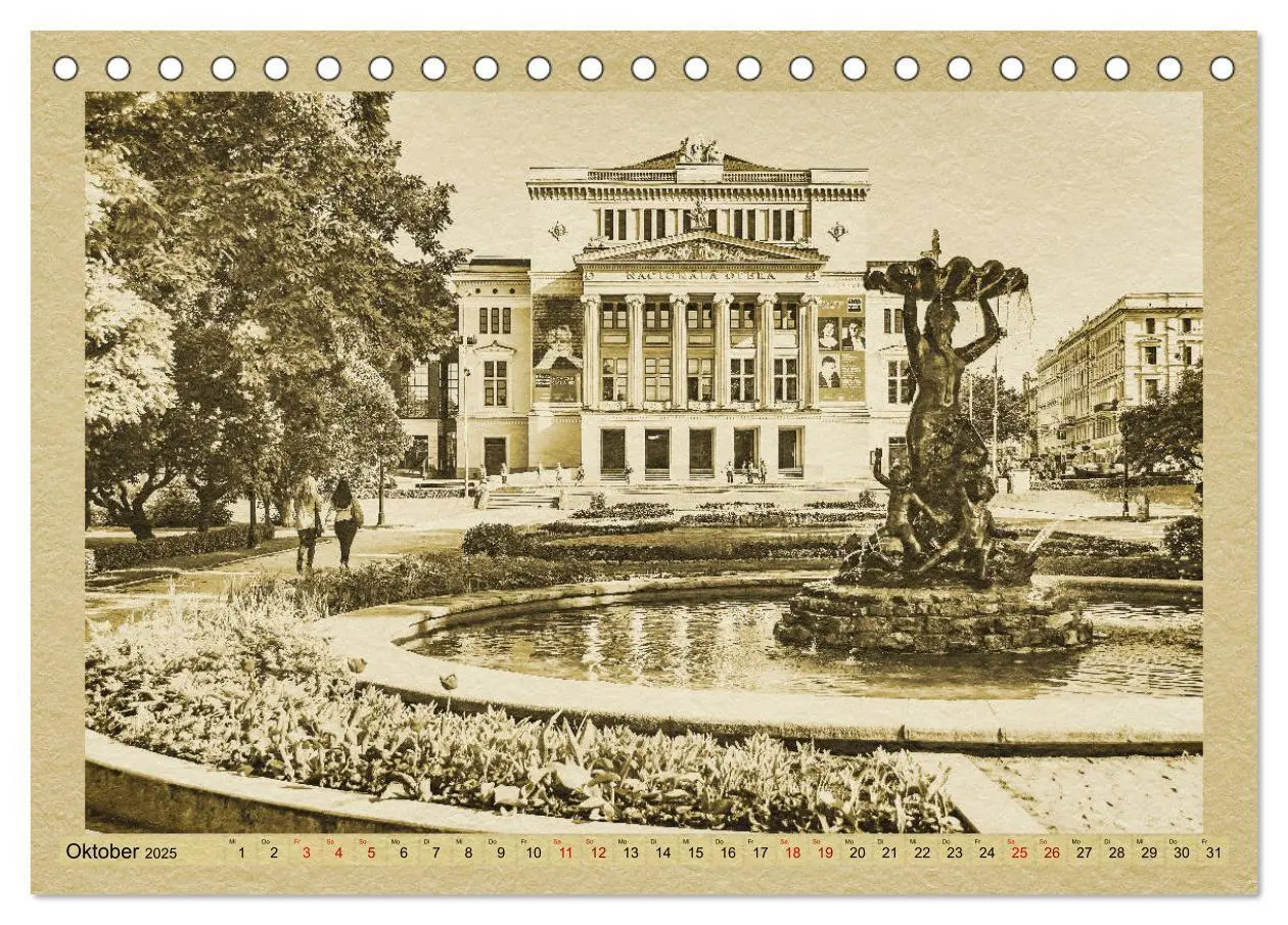 Bild: 9783435420971 | Riga - Ein Kalender im Zeitungsstil (Tischkalender 2025 DIN A5...