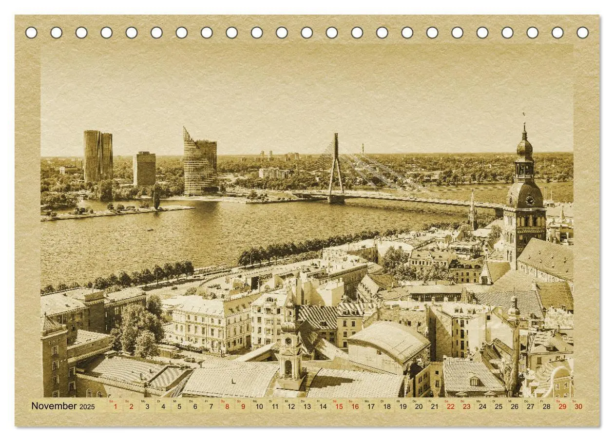 Bild: 9783435420971 | Riga - Ein Kalender im Zeitungsstil (Tischkalender 2025 DIN A5...