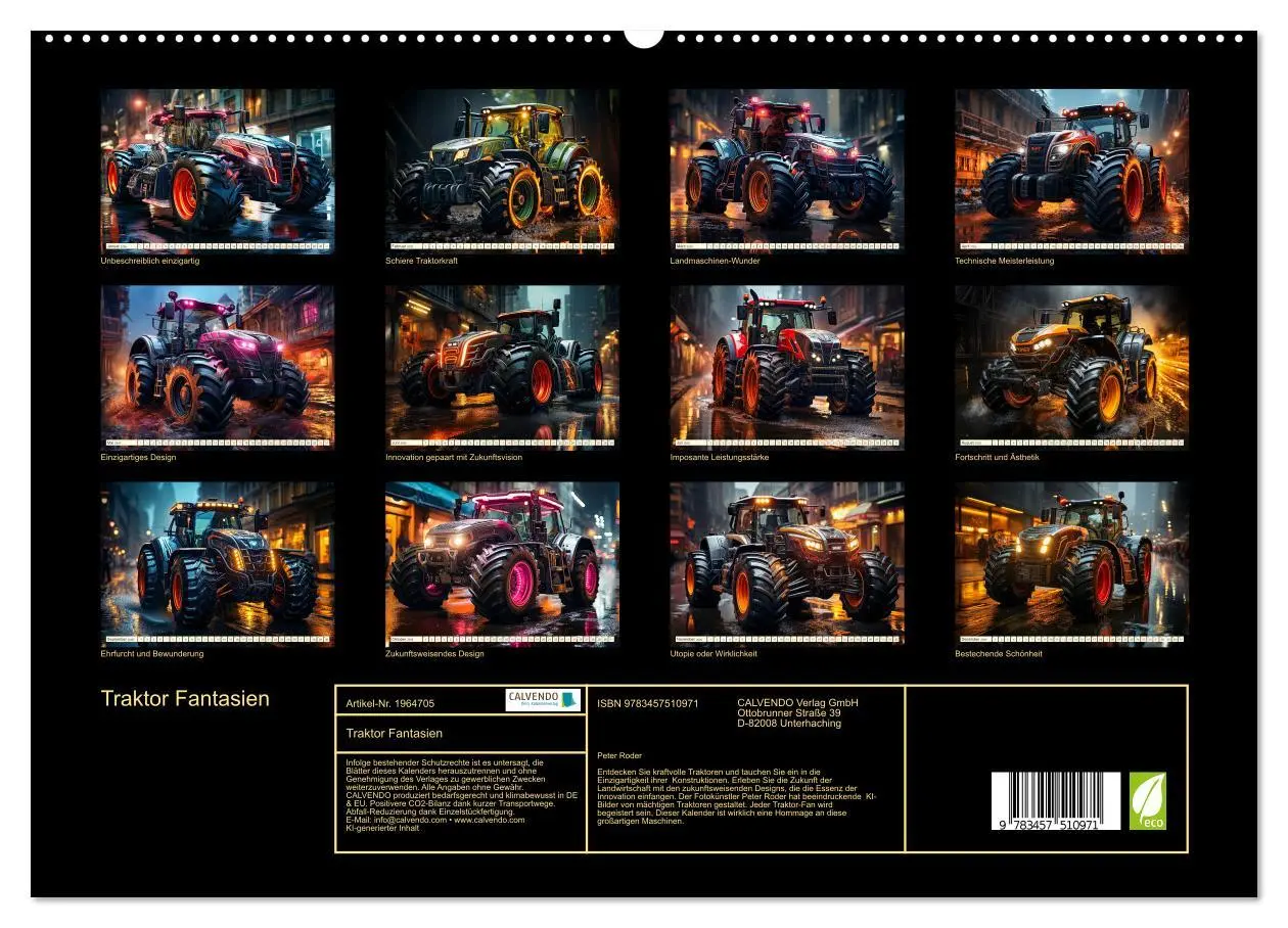 Bild: 9783457510971 | Traktor Fantasien (hochwertiger Premium Wandkalender 2026 DIN A2...