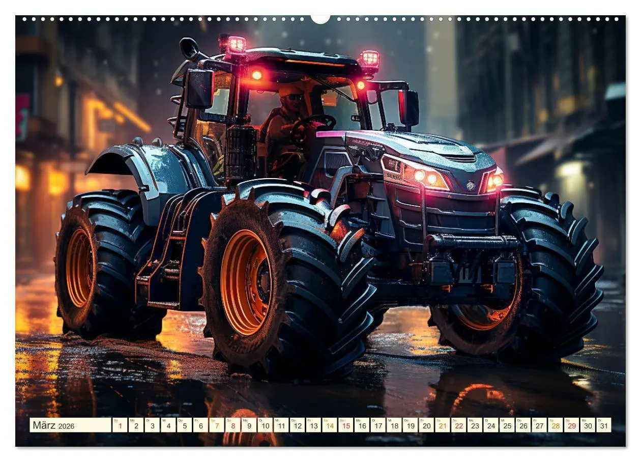 Bild: 9783457510971 | Traktor Fantasien (hochwertiger Premium Wandkalender 2026 DIN A2...