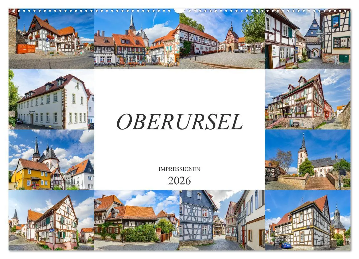 Cover: 9783457750971 | Oberursel Impressionen (Wandkalender 2026 DIN A2 quer), CALVENDO...