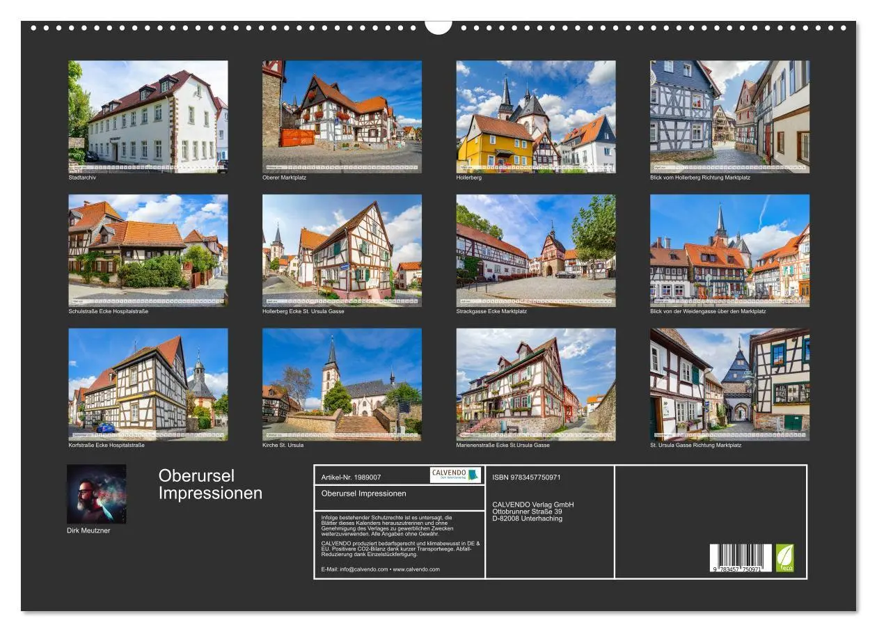 Bild: 9783457750971 | Oberursel Impressionen (Wandkalender 2026 DIN A2 quer), CALVENDO...