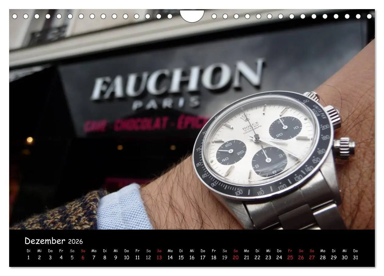Bild: 9783516220971 | Watch Wristshots Worldwide (Wandkalender 2026 DIN A4 quer),...