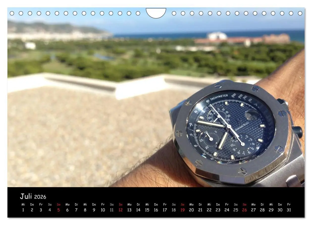 Bild: 9783516220971 | Watch Wristshots Worldwide (Wandkalender 2026 DIN A4 quer),...