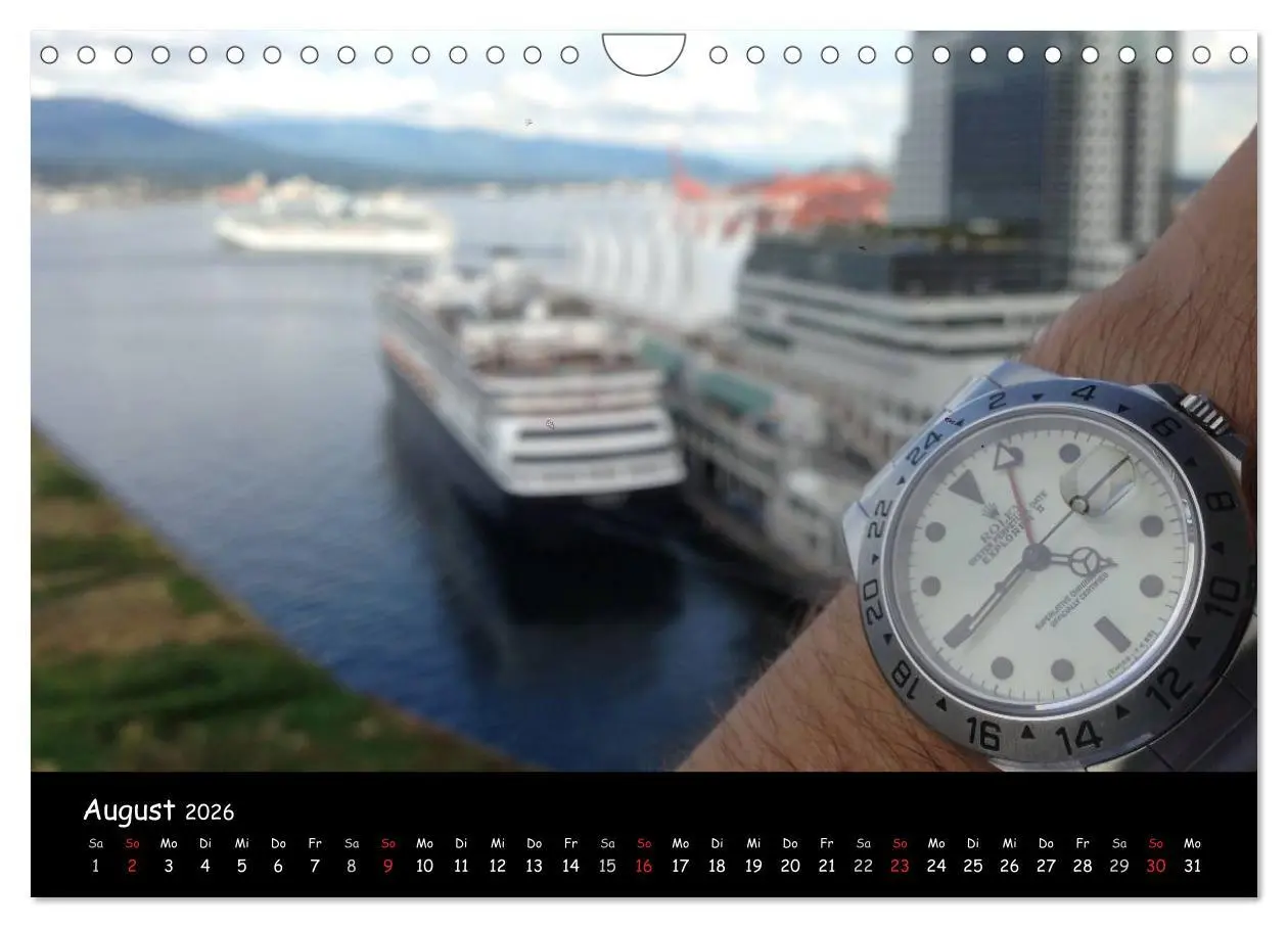 Bild: 9783516220971 | Watch Wristshots Worldwide (Wandkalender 2026 DIN A4 quer),...