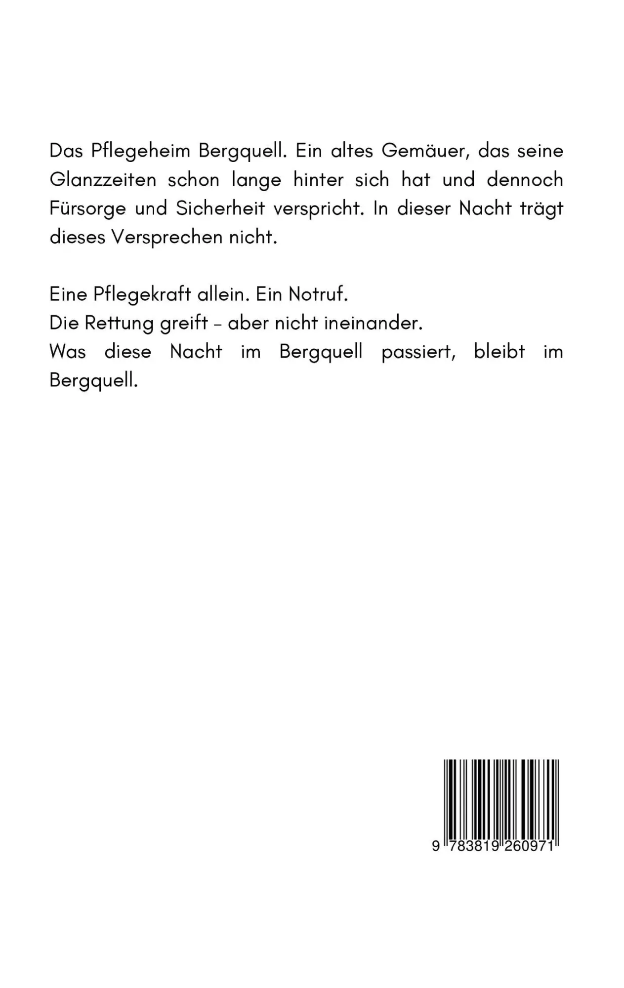 Rückseite: 9783819260971 | Vergessen. Verwaltet. Verstorben | 112 | Andrea Stehle | Taschenbuch