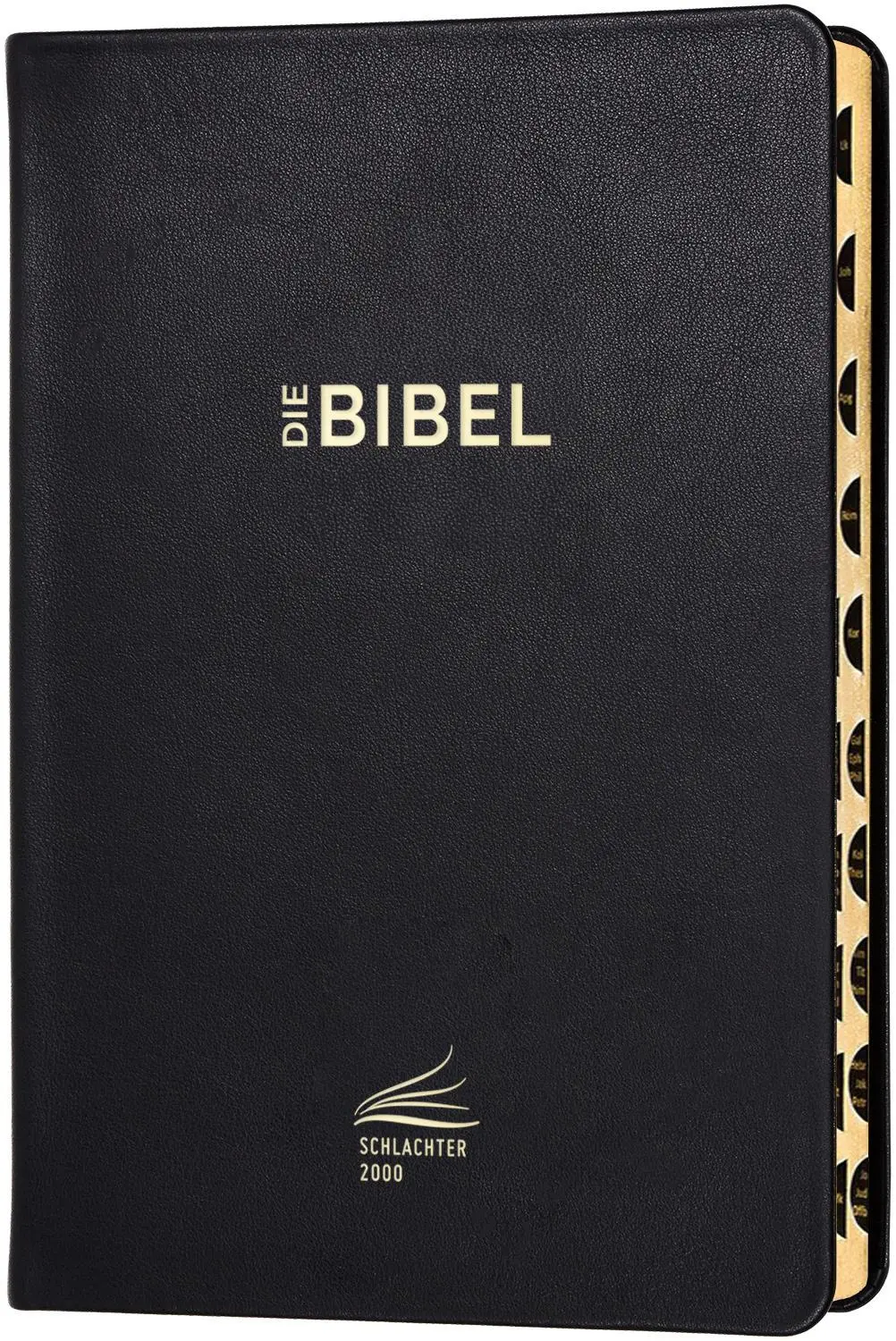 Cover: 9783893970971 | Schlachter 2000 Bibel - Standardausgabe (Kalbsleder, flexibler...