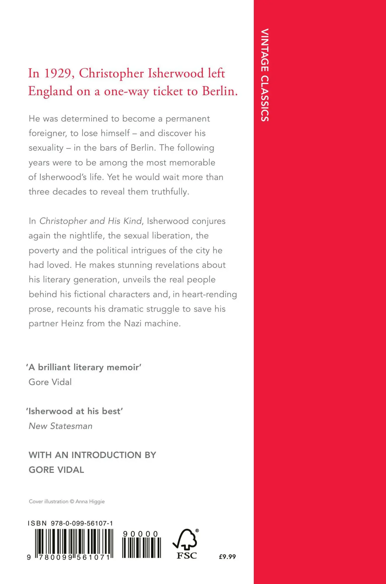Rückseite: 9780099561071 | Christopher and His Kind | Christopher Isherwood | Taschenbuch | 2012