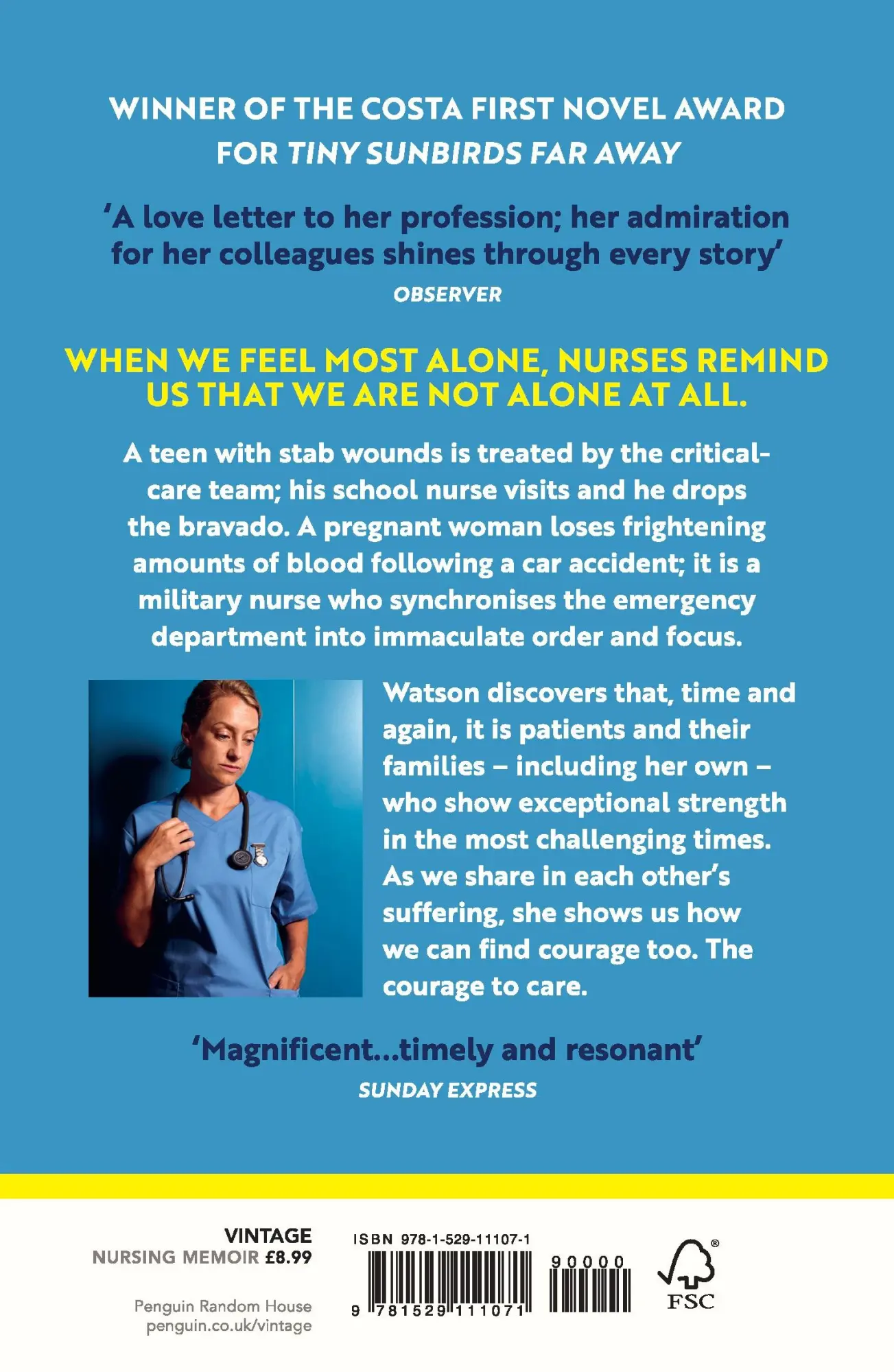 Rückseite: 9781529111071 | The Courage to Care | Nurses, Families and Hope | Christie Watson