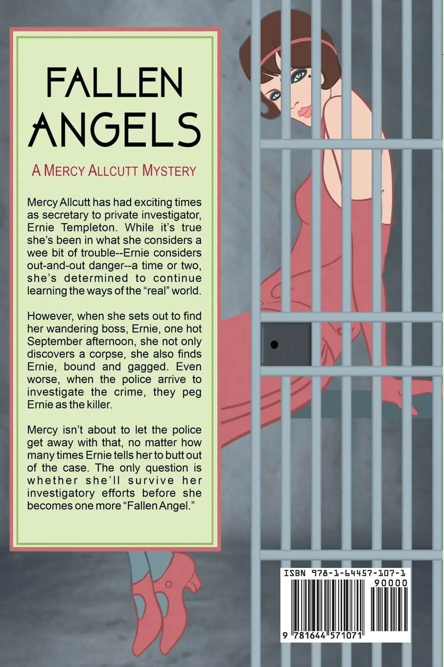 Rückseite: 9781644571071 | Fallen Angels | Historical Cozy Mystery | Alice Duncan | Taschenbuch