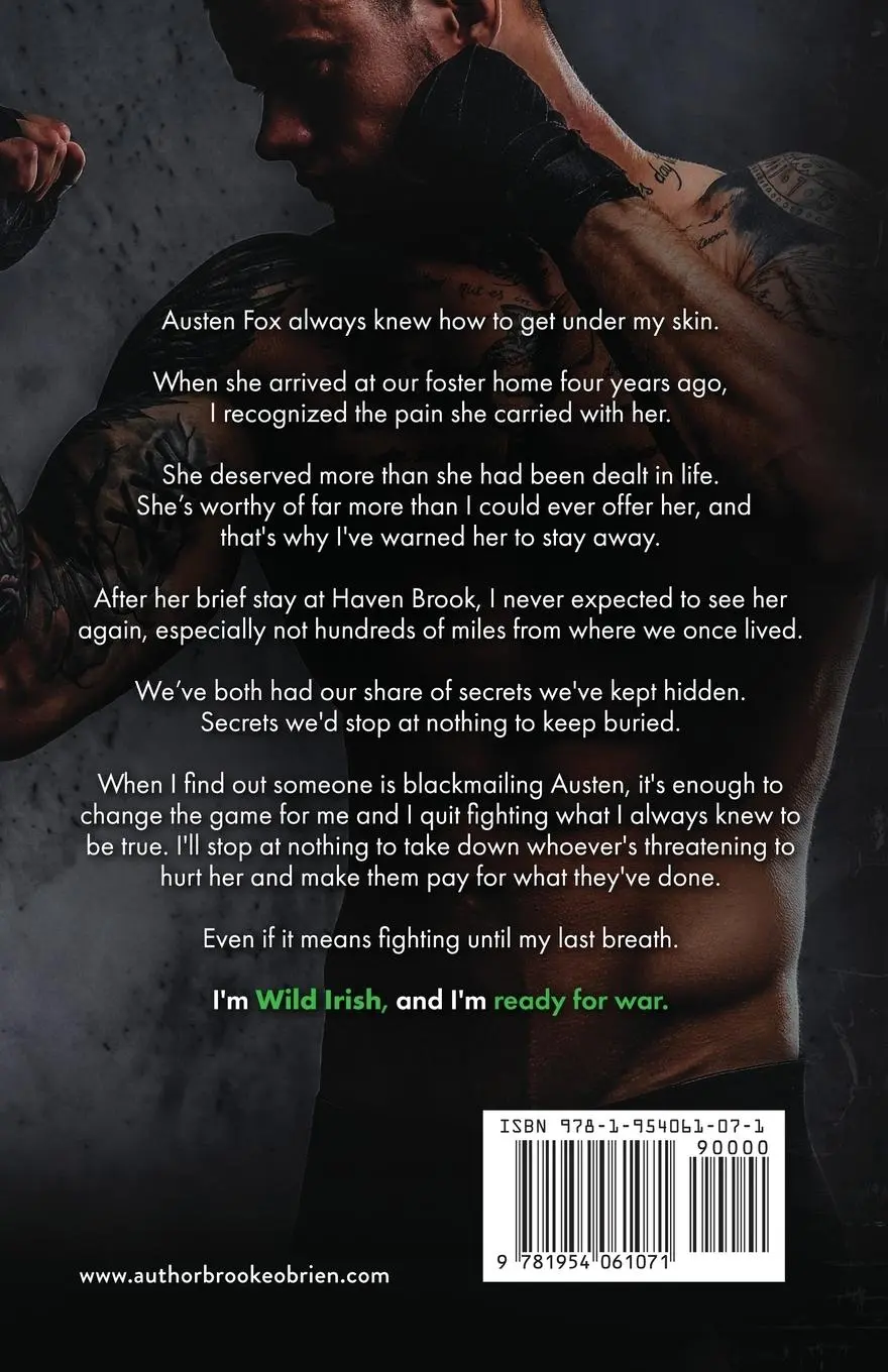 Rückseite: 9781954061071 | Wild Irish | An Enemies to Lovers Fighter Standalone Romance | O'Brien