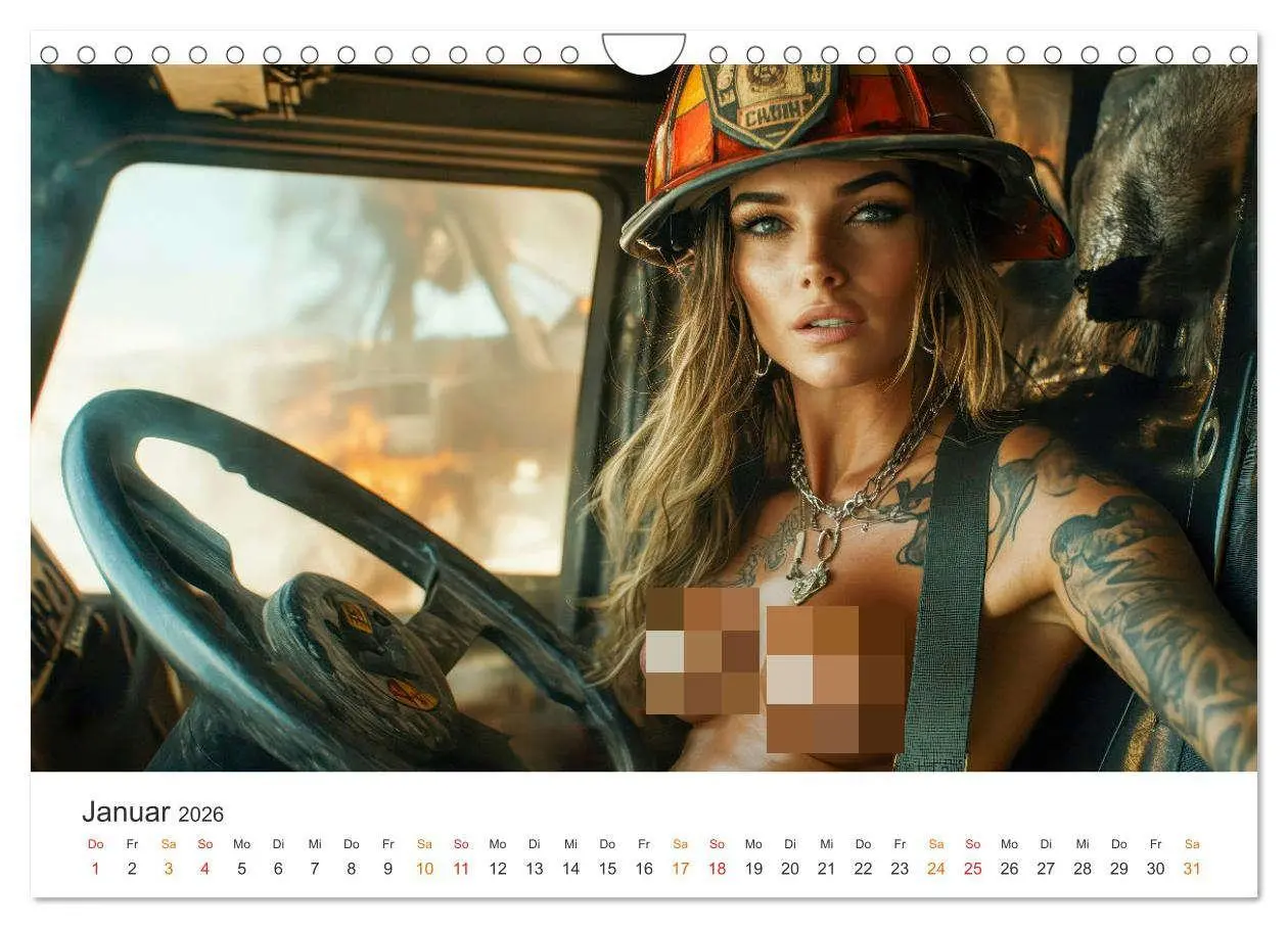 Bild: 9783457261071 | Feuerwehrfrauen - Feuer und Flamme (Wandkalender 2026 DIN A4 quer),...